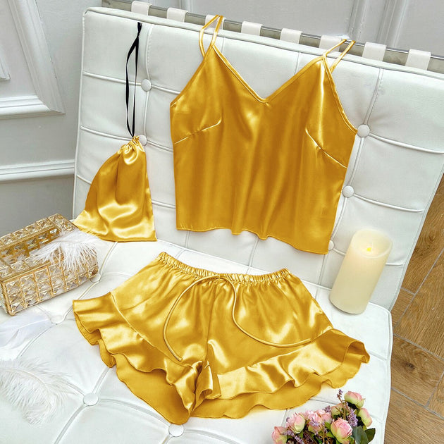 Women's Fashion Sexy Top with Shorts Set