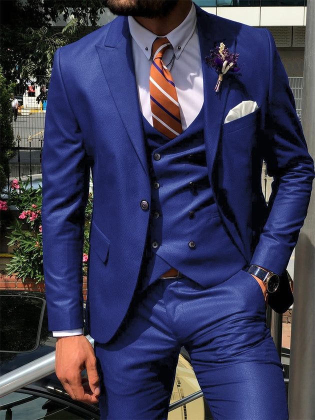 Men's Fashion 3 Piece Suit(tons of colors up to 6XL)