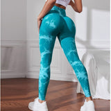 Women's Seamless Tie Dye Leggings