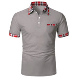 Men's Short-Sleeved Polo Shirt Up To 3XL