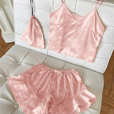 Women's Fashion Sexy Top with Shorts Set