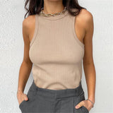 Women's Sexy Backless Basic Tank Top