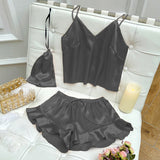 Women's Fashion Sexy Top with Shorts Set