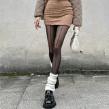 Women's  Striped Punk Streetwear Stockings