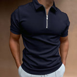 Men's Polo Shirt With Turn-Down Collar