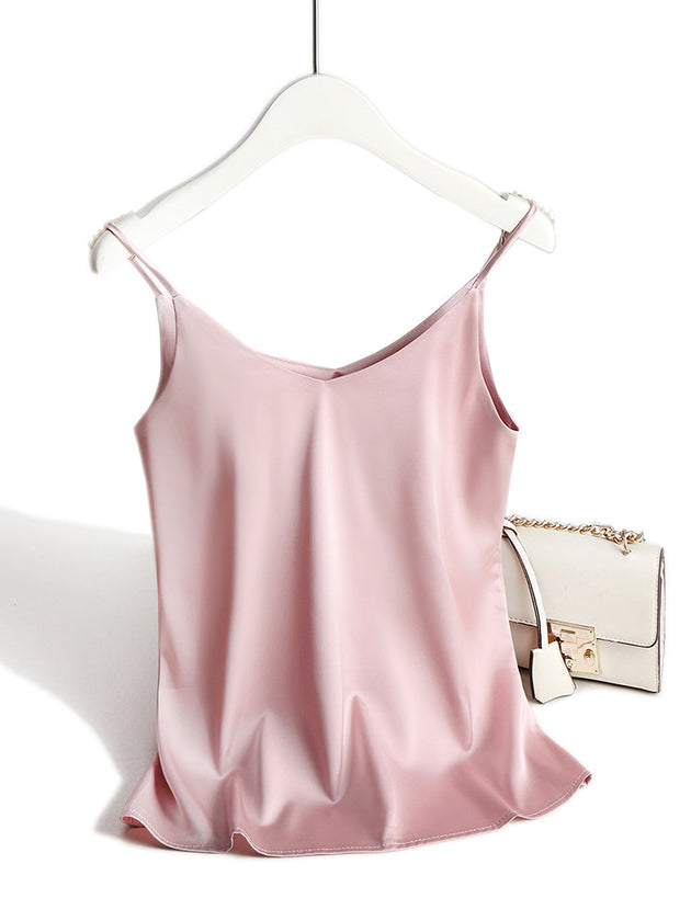 Women's V Neck Basic Sleeveless Cami