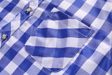 Men's casual classic plaid short sleeve shirt(Up To 7XL) - TrendSettingFashions 