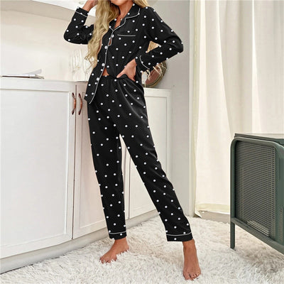 Women's Long Sleeved Pajamas