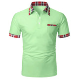 Men's Short-Sleeved Polo Shirt Up To 3XL