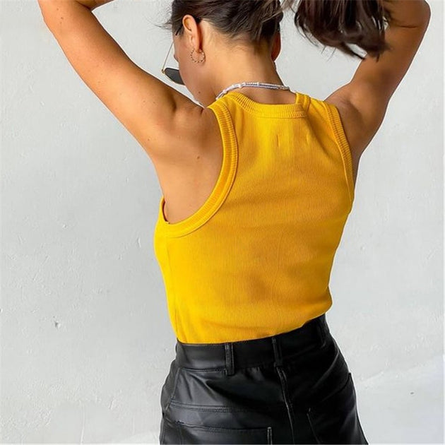 Women's Sexy Backless Basic Tank Top