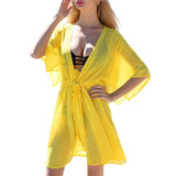 Women's Solid Color Cover Up