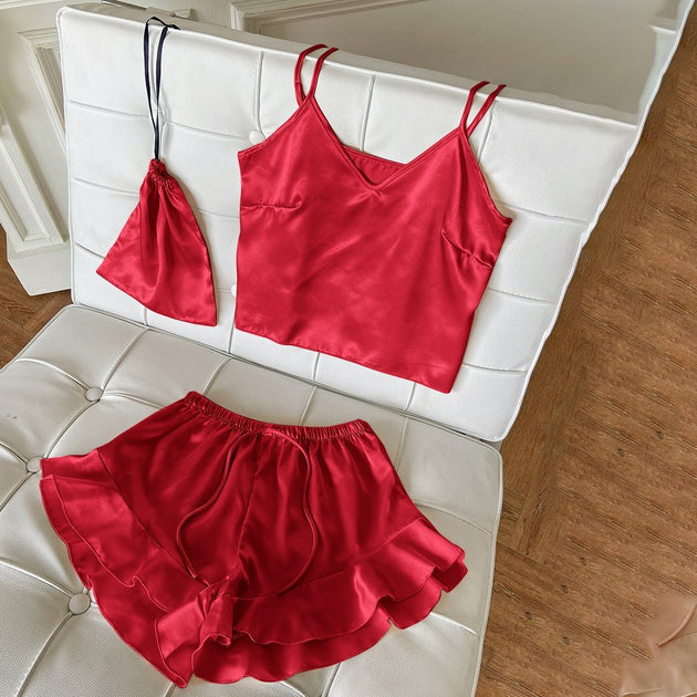 Women's Fashion Sexy Top with Shorts Set