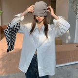 XEJ Top Elegant Chic Woman Shirt Zip White Shirt Blouse Woman New Collection 2023 Long Sleeve Summer Top Office Wear Women