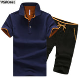 Men's Sports 2 Piece Casual Set - TrendSettingFashions 