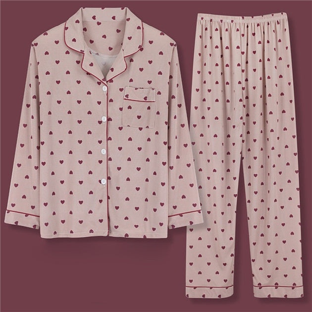 Women's Long Sleeved Pajamas