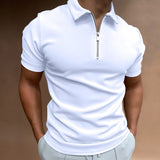 Men's Polo Shirt With Turn-Down Collar