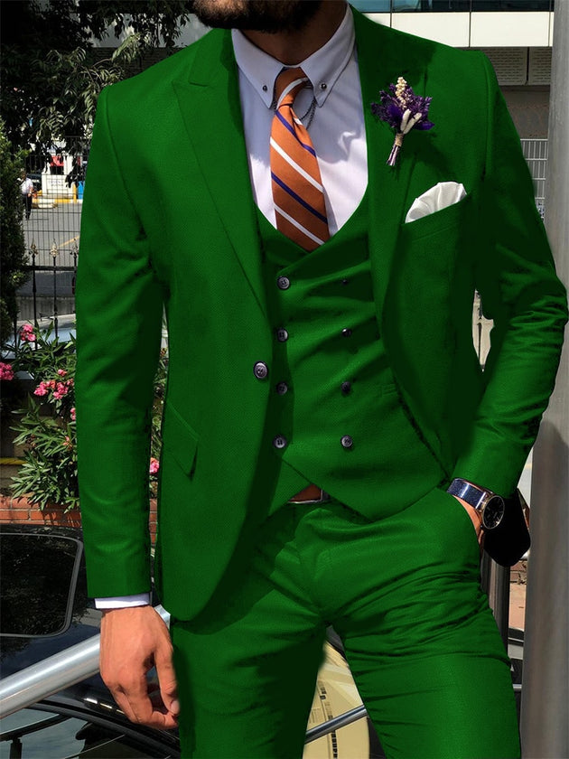 Men's Fashion 3 Piece Suit(tons of colors up to 6XL)