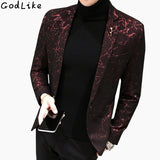 Men's Fashion Lapel Blazer Up To 3XL - TrendSettingFashions 