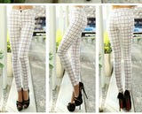 Women's Perfectly Plaid Jeggings - TrendSettingFashions 