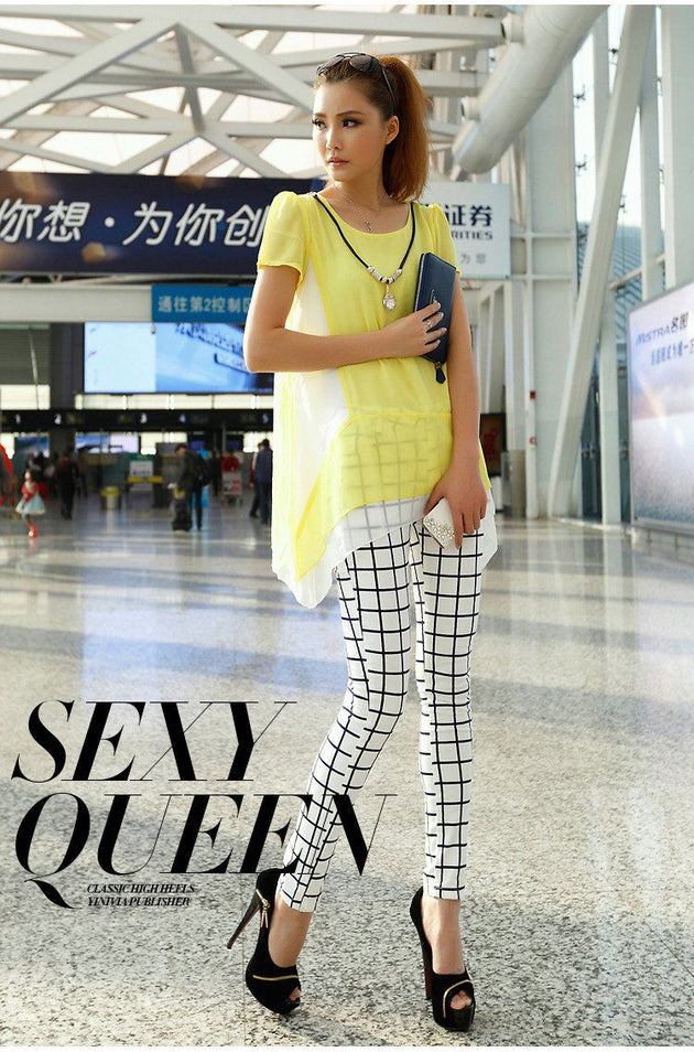 Women's Perfectly Plaid Jeggings - TrendSettingFashions 