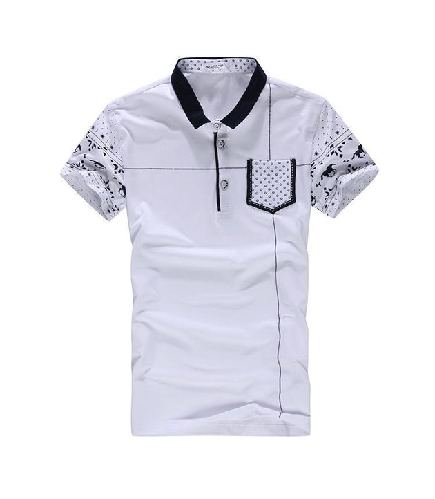 Men's Turn Down Collar Polo - TrendSettingFashions 