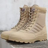 Men's Retro Combat Boots - TrendSettingFashions 