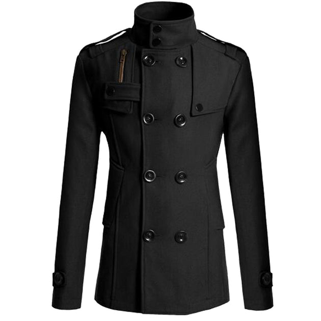 Men's Slim Fit Dress Coat - TrendSettingFashions 