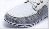 Men's Flats Lace Up Classic Canvas Shoes - TrendSettingFashions 