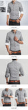 Men's Patch Plaid Short Sleeve Dress Shirt - TrendSettingFashions 