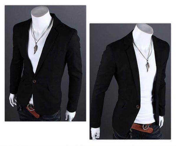 Men's Fashion Casual Suit Jacket - TrendSettingFashions 