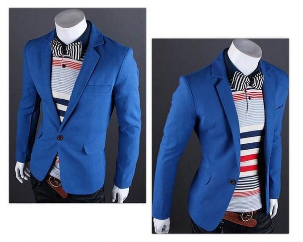 Men's Fashion Casual Suit Jacket - TrendSettingFashions 
