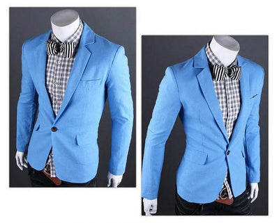 Men's Fashion Casual Suit Jacket - TrendSettingFashions 