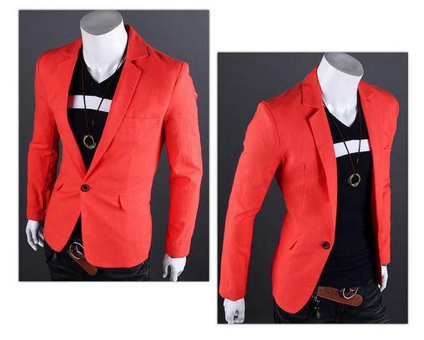 Men's Fashion Casual Suit Jacket - TrendSettingFashions 