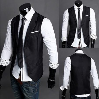 Men's Dress Vest - TrendSettingFashions 