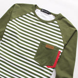 Men's Long Sleeve Striped T-Shirt - TrendSettingFashions 
