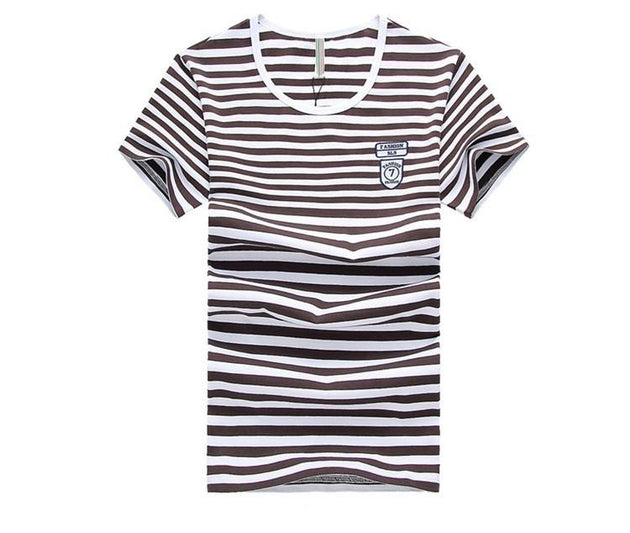 Men's Fashion Round T-Shirt - TrendSettingFashions 