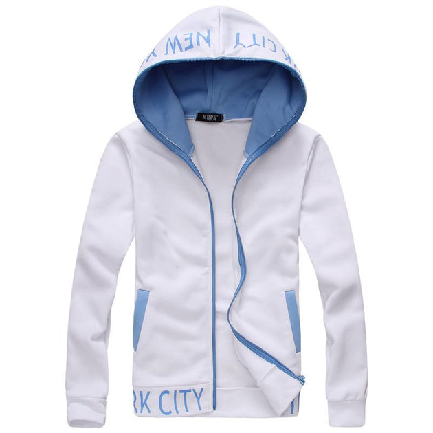 Men's Zip Up NYC Hoodie - TrendSettingFashions 