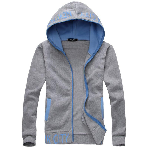 Men's Zip Up NYC Hoodie - TrendSettingFashions 