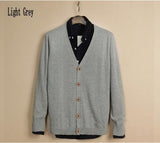 Men's Cardigan V-Neck - TrendSettingFashions 