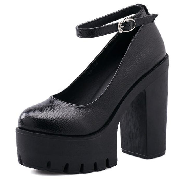 Women's Casual Platform Pumps - TrendSettingFashions 