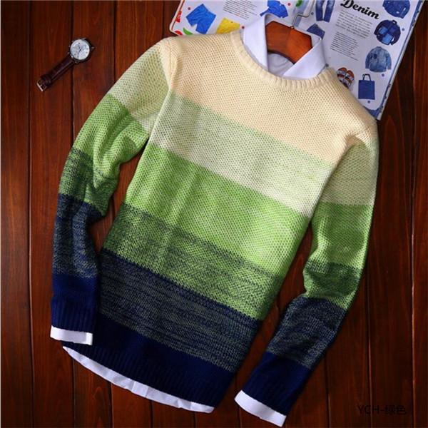 Men's Bright Colored Pullover - TrendSettingFashions 
