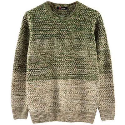 Men's Thick O-Neck Pullover - TrendSettingFashions 