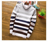 Men's V-Neck Long Sleeved Sweater - TrendSettingFashions 