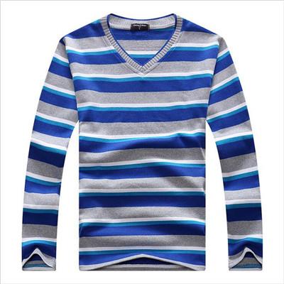 Men's V-Neck Knitwear Sweater - TrendSettingFashions 
