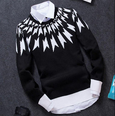 Men's Lighting Retro Pullover - TrendSettingFashions 