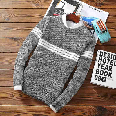 Men's Wool Fashion Pullover - TrendSettingFashions 