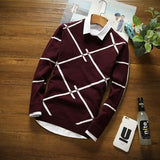 Men's Fashion Lined Sweater - TrendSettingFashions 
