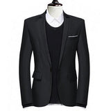 Men's Solid Color Blazer In 6 Colors - TrendSettingFashions 