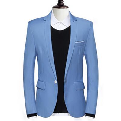 Men's Solid Color Blazer In 6 Colors - TrendSettingFashions 