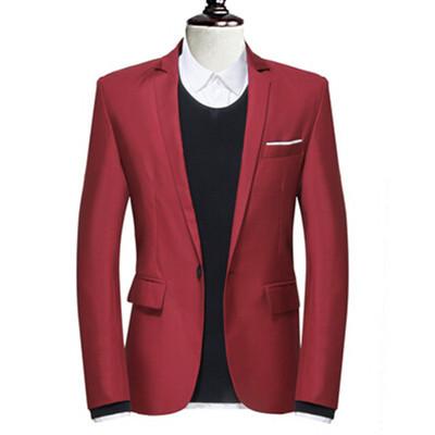 Men's Solid Color Blazer In 6 Colors - TrendSettingFashions 